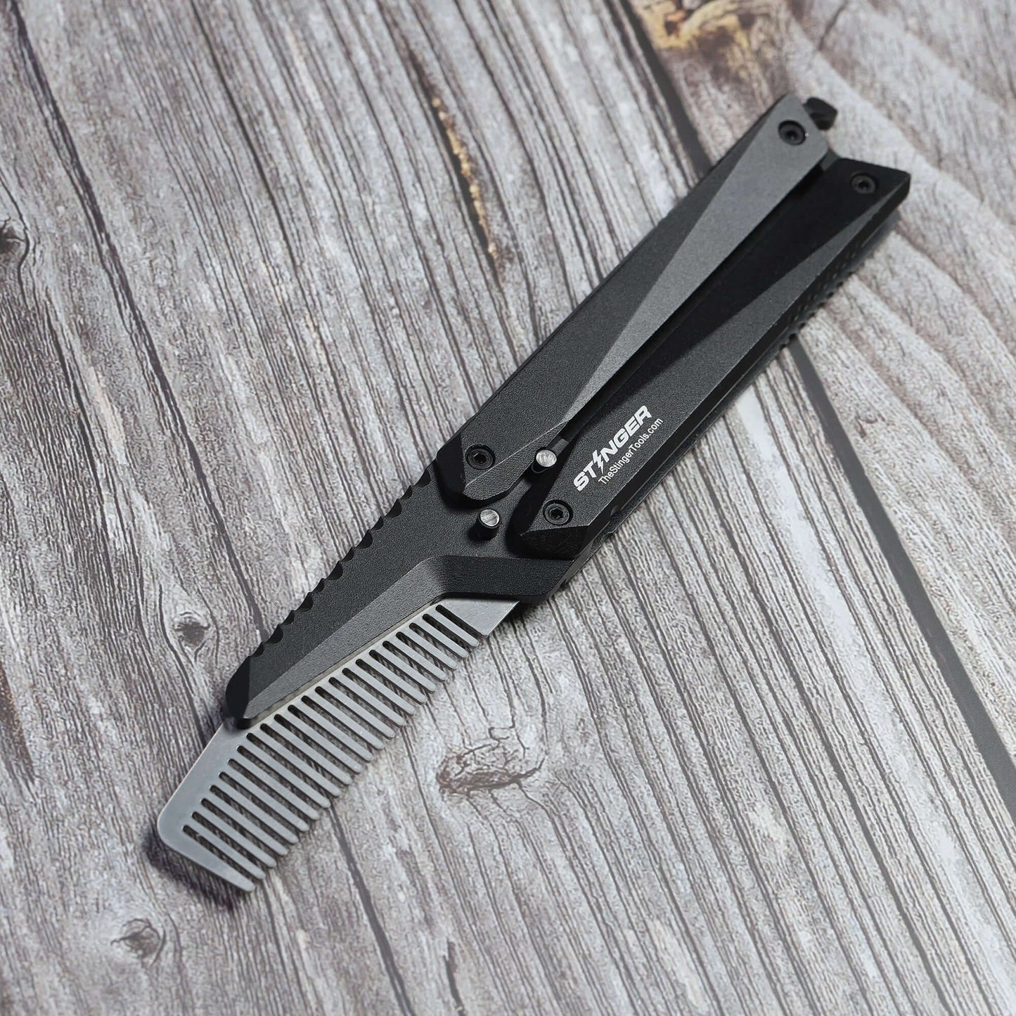 Comb: Stinger Butterfly Comb, Hair Comb, Beard Comb, Grooming Comb, EDC
