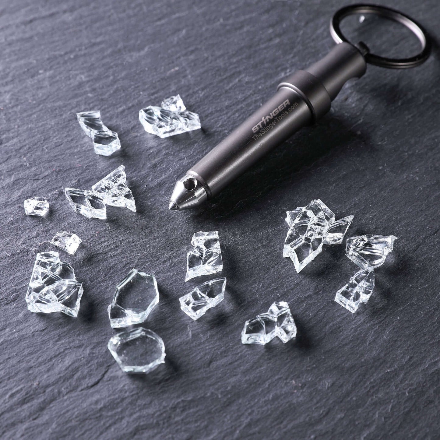 Stinger Multi-Tool Keyring with Glass Breaker Bottle Opener