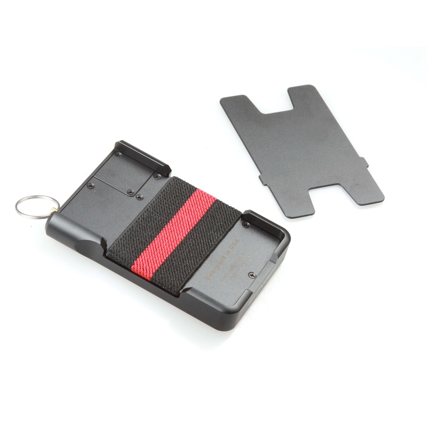 Stinger Minimalist Wallet, Card Holder, Safety Wallet with Personal Alarm, Multi-functional Tool, and Magnifier (Black Carbon Fiber)