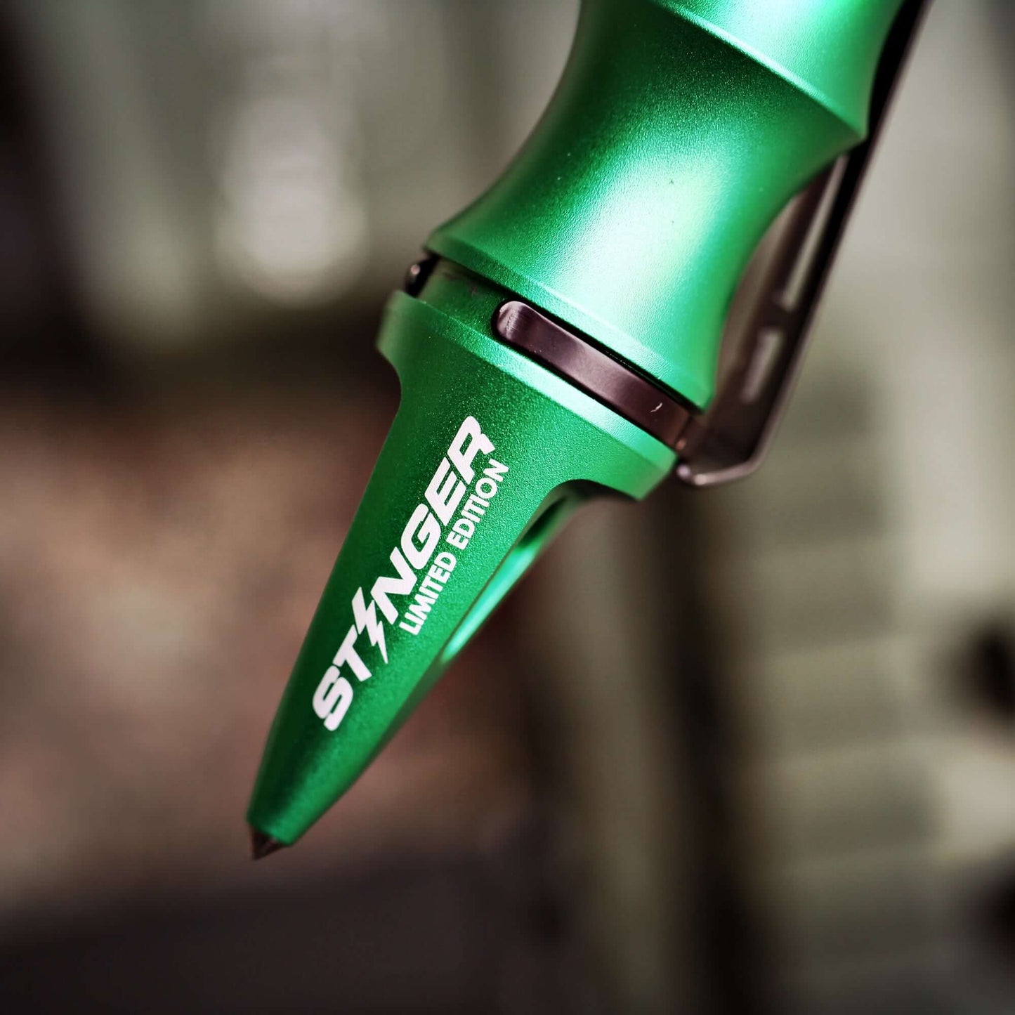 Stinger Whip Car Emergency Tool with Window Breaker (Midnight Green)