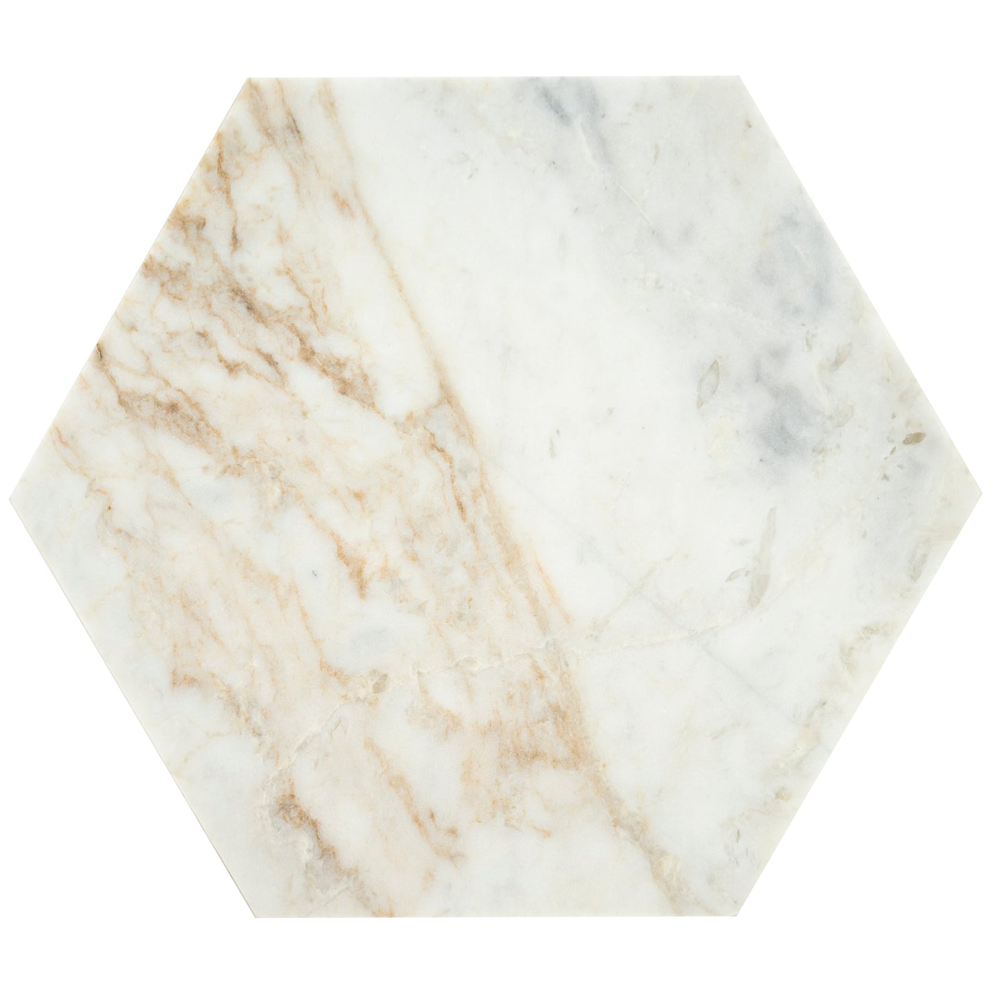Arabescato Venato 8" Hexagon Floor and Wall - MSI Collection