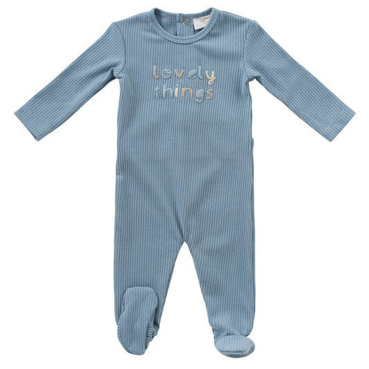 Kipp Baby Blue Lovely Things Footie
