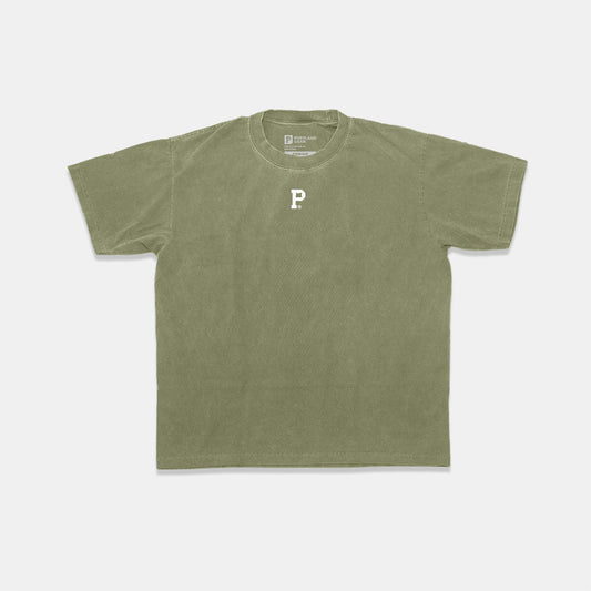 HeavyKnit Centerpiece Tee - Moss