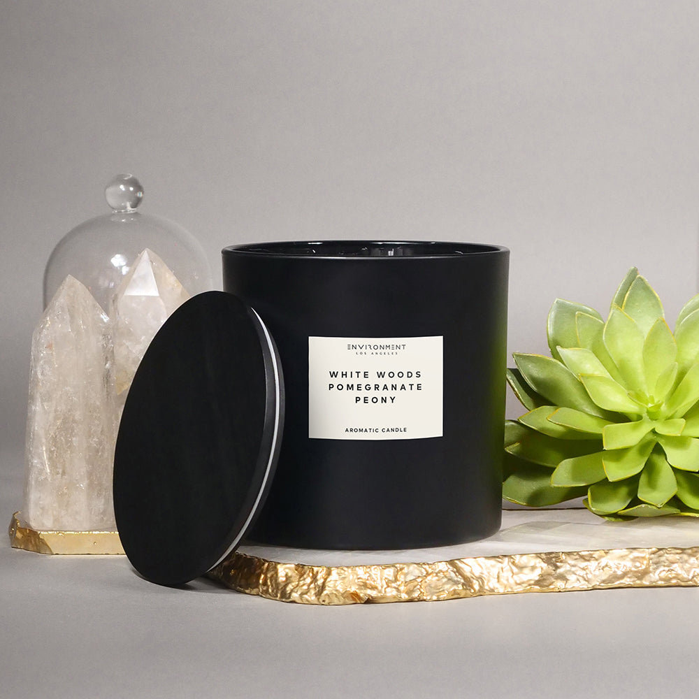55oz White Woods | Pomegranate | Peony Candle (Inspired by The Aria Hotel®)