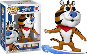 Tony the Tiger Surfing Shared Summer Convention Sticker