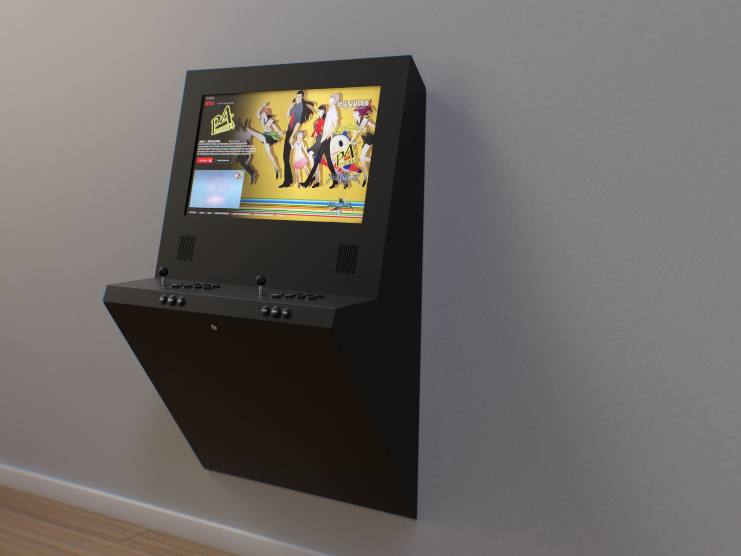 Wall Mounted Arcade - Classic Arcade