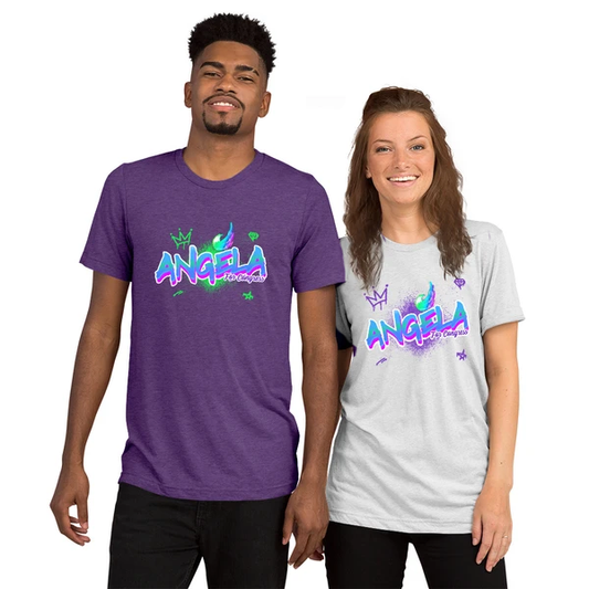 Angela for Congress Short sleeve Tri-Blend t-shirt