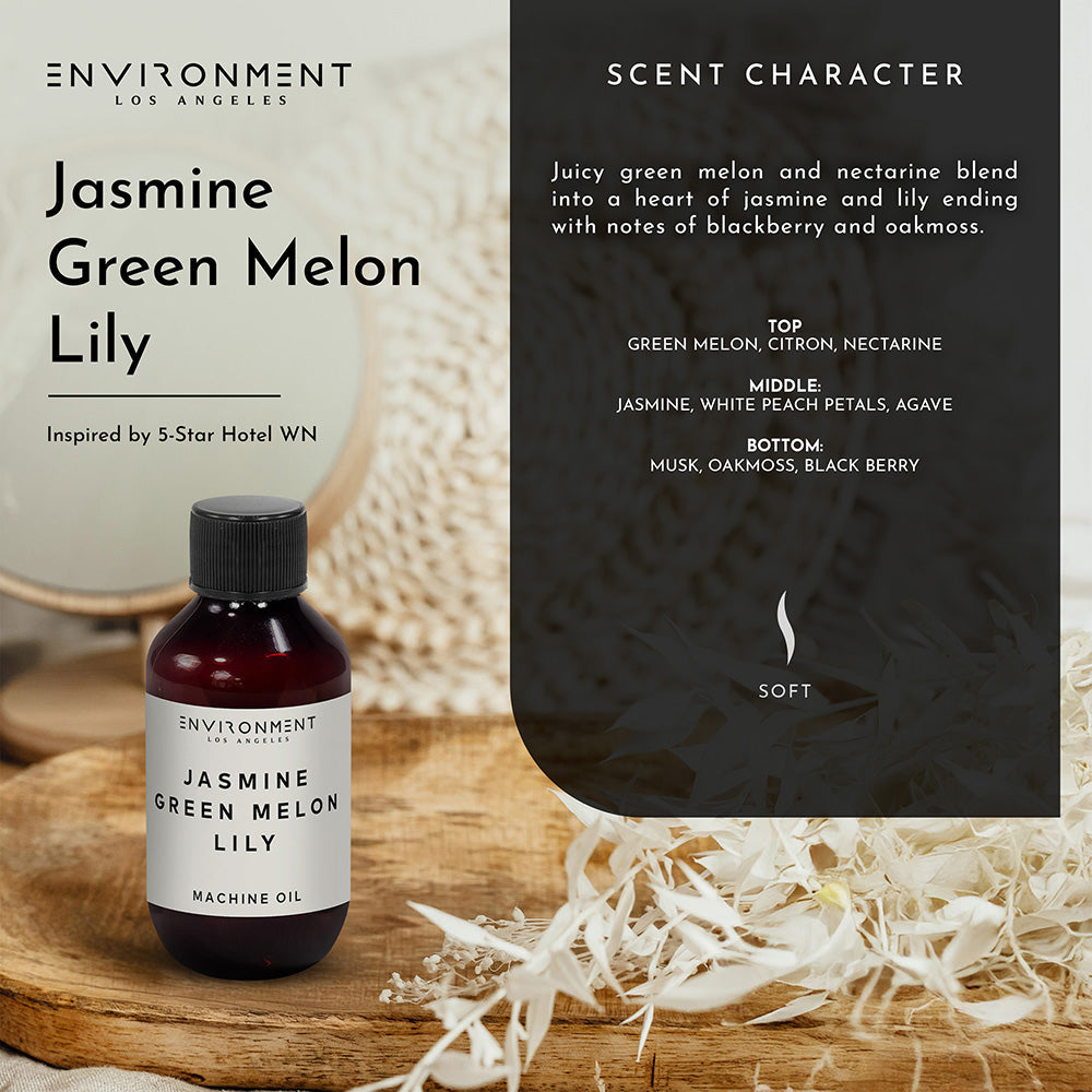 2oz Jasmine | Green Melon | Lily Machine Machine Diffusing Oil (Inspired by The Wynn Hotel®)