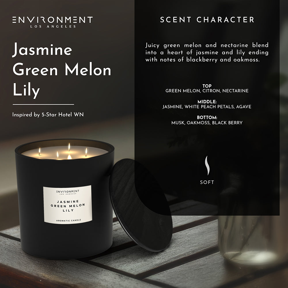 55oz Jasmine | Green Melon | Lily Candle (Inspired by The Wynn Hotel®)