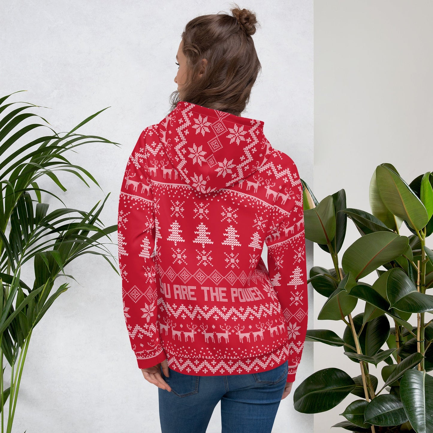 Vote NO on Everything Ugly Christmas Sweater Unisex Hoodie