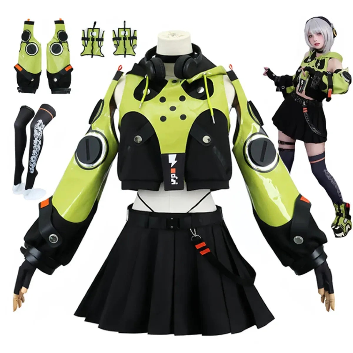 Anby Demara Cosplay Costume – Zenless Zone Zero Outfit with Props