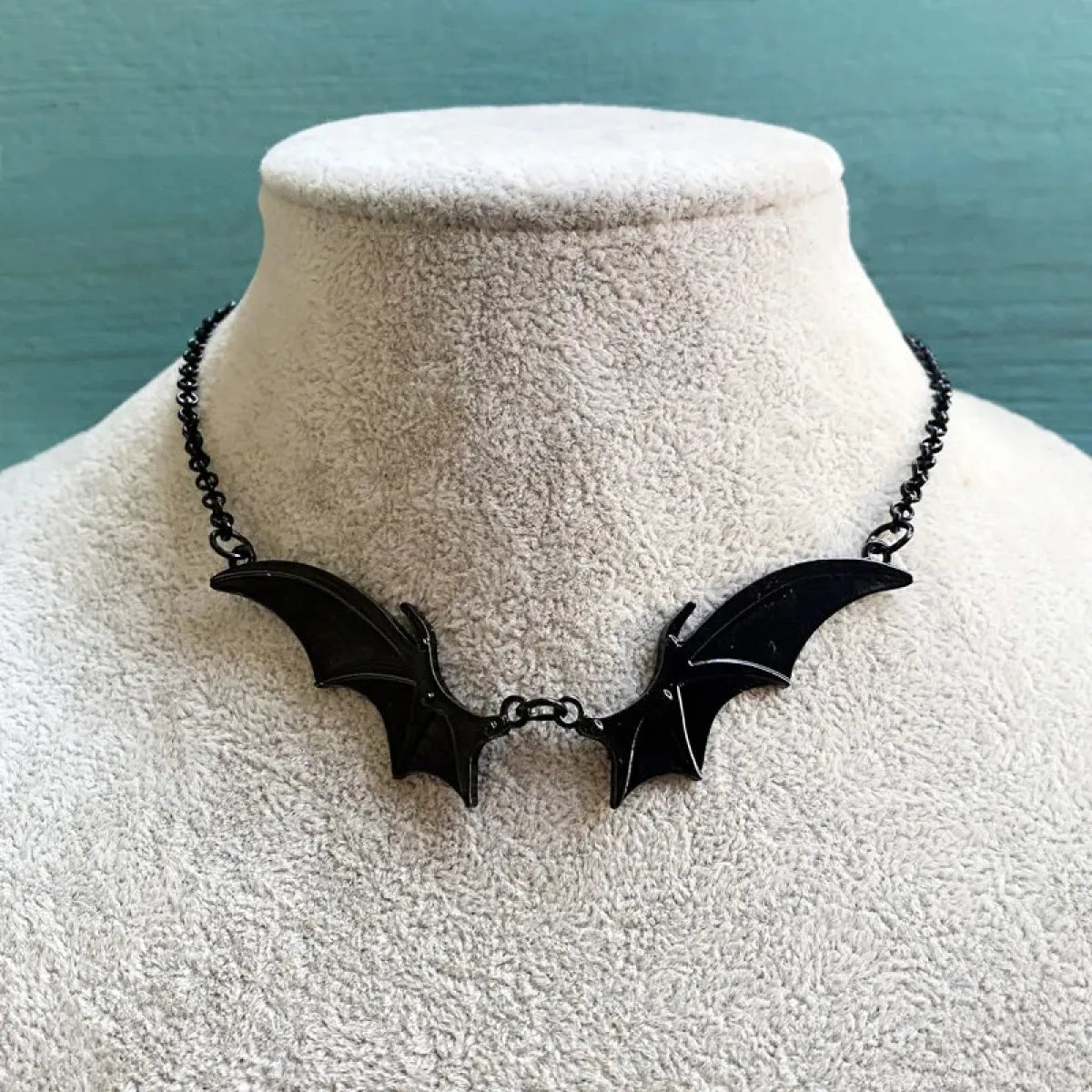 Gothic Vampire Bat Wing Choker Necklace