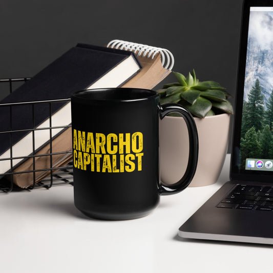 Anarchocapitalist Black Glossy Mug