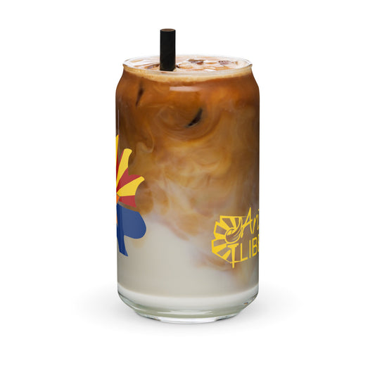 Arizona Libertarian Party  Porcupine Can-shaped glass