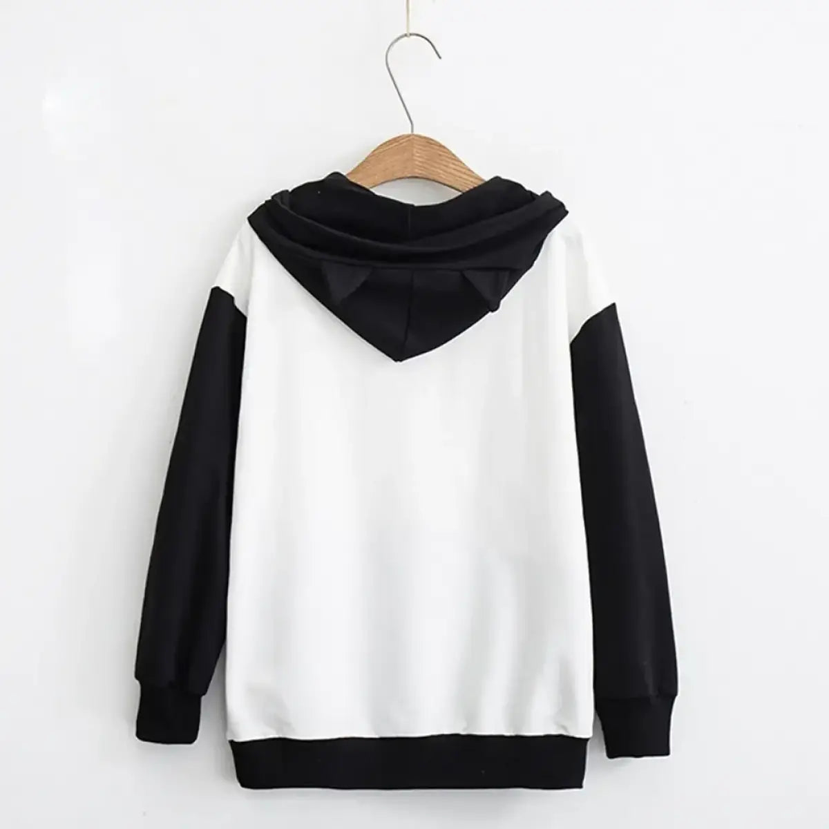 Casual Long Sleeve Cat Print Sweatshirt