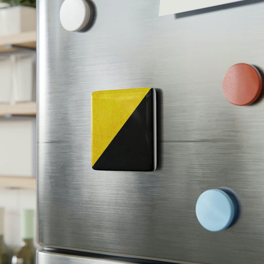 Ancap Porcelain Magnet, Square