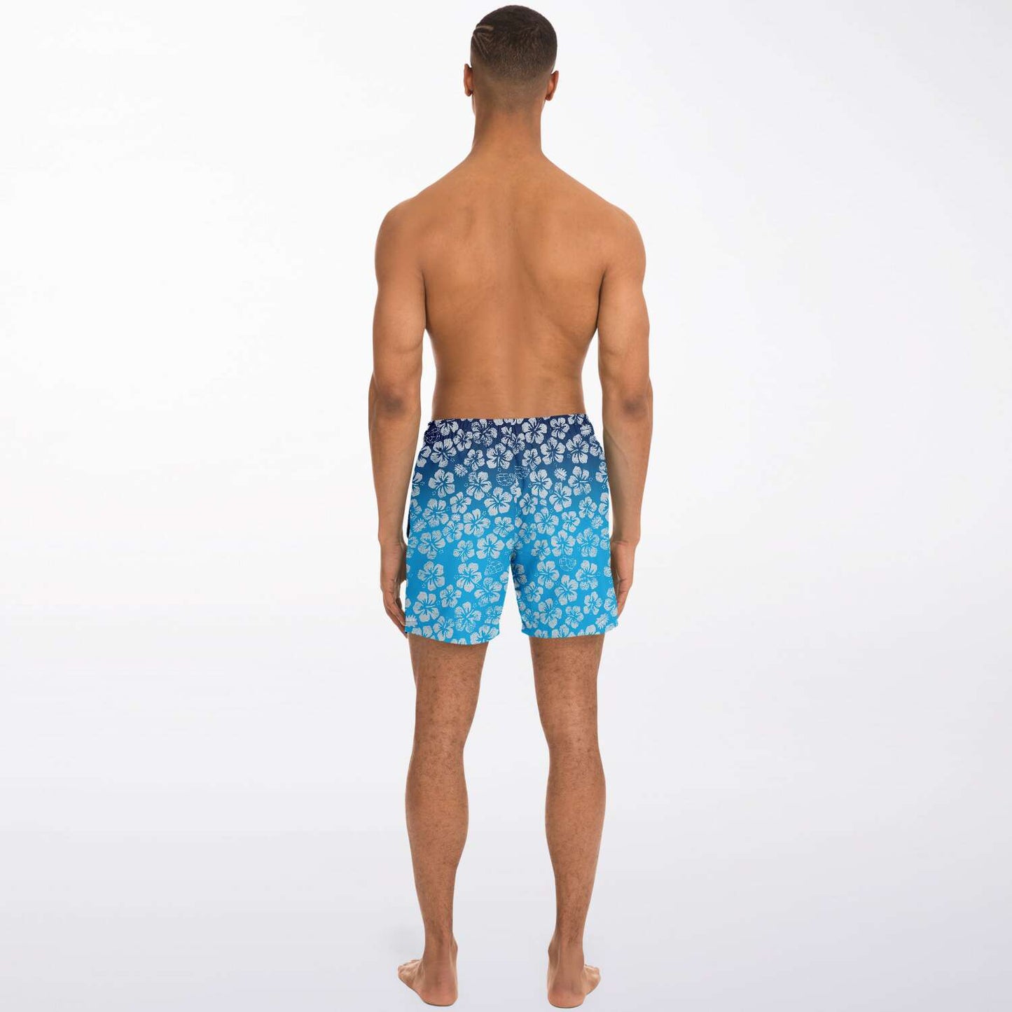 Alaska Libertarian Hawaiian Adult Swim Trunks - With Igloos and Porcupines