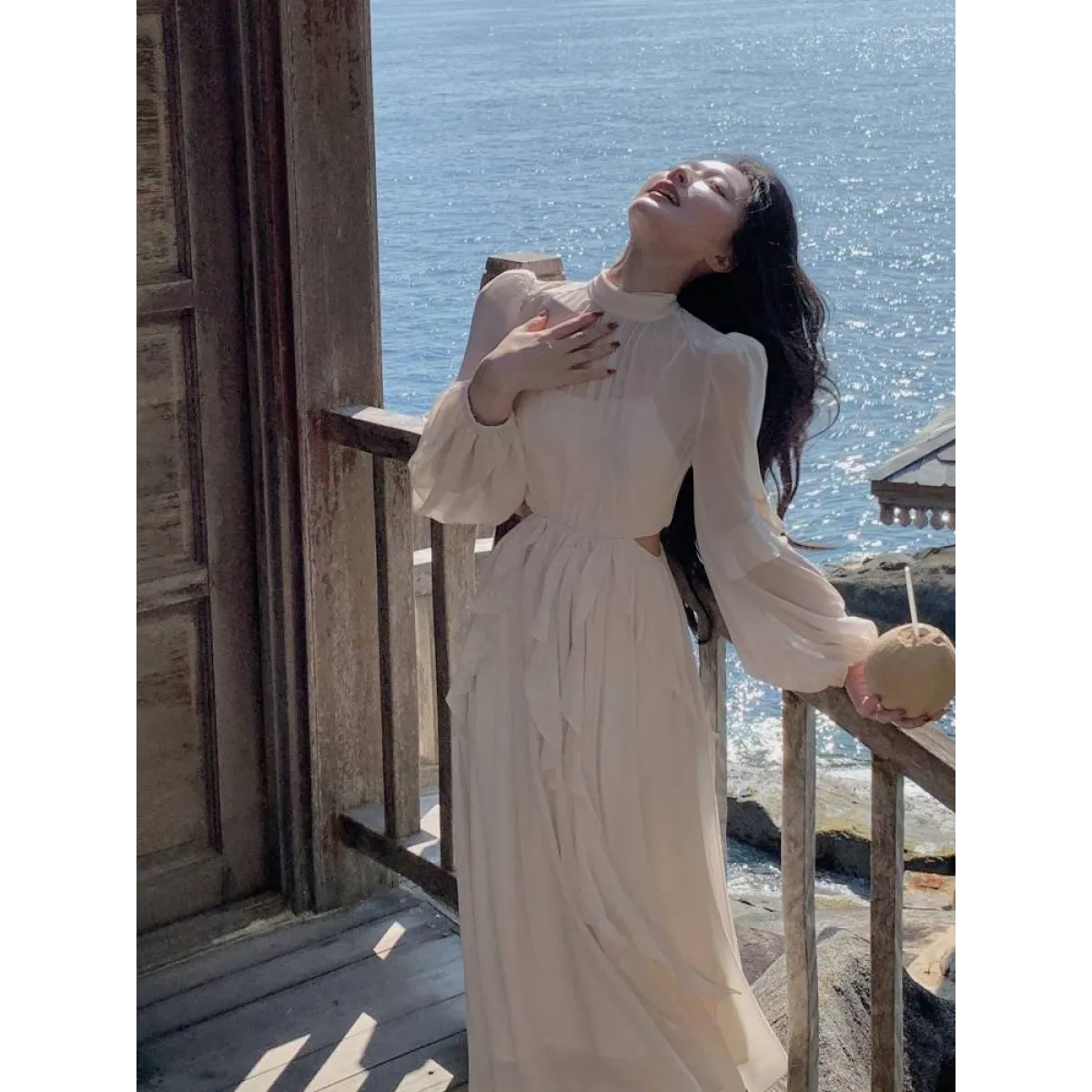 Chiffon Delight Mini Dress