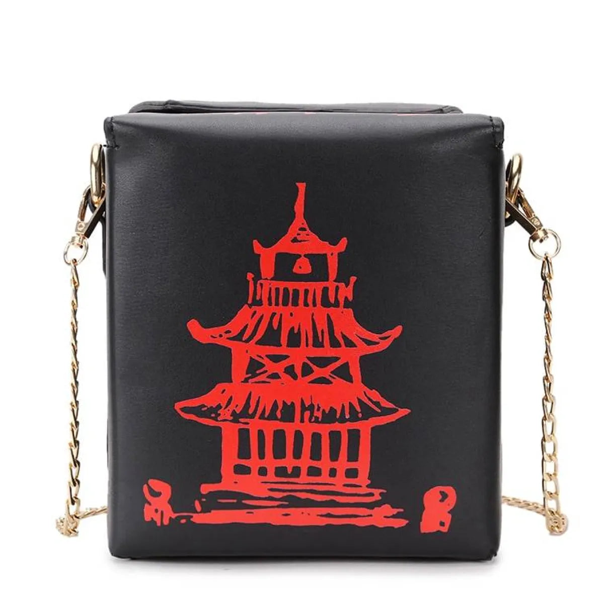 Chinese Takeout Box Chain Bag