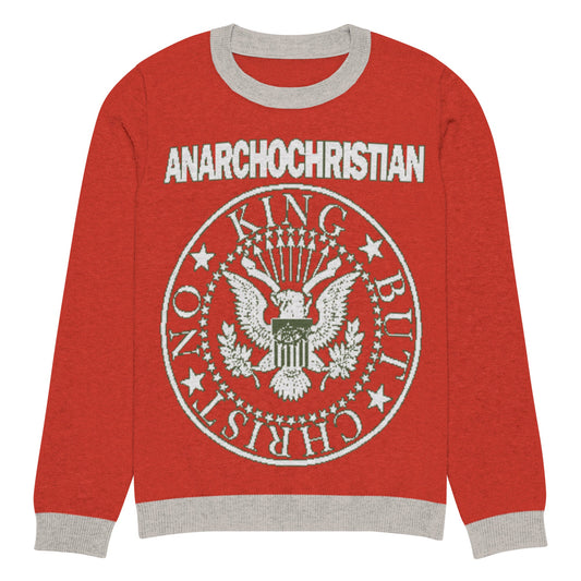 ANarchoChristian Seal Knitted Ugly Christmas sweater