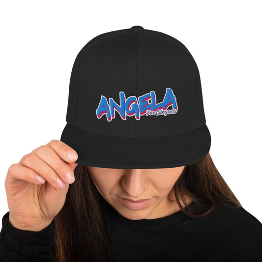 Angela For Congress Snapback Hat