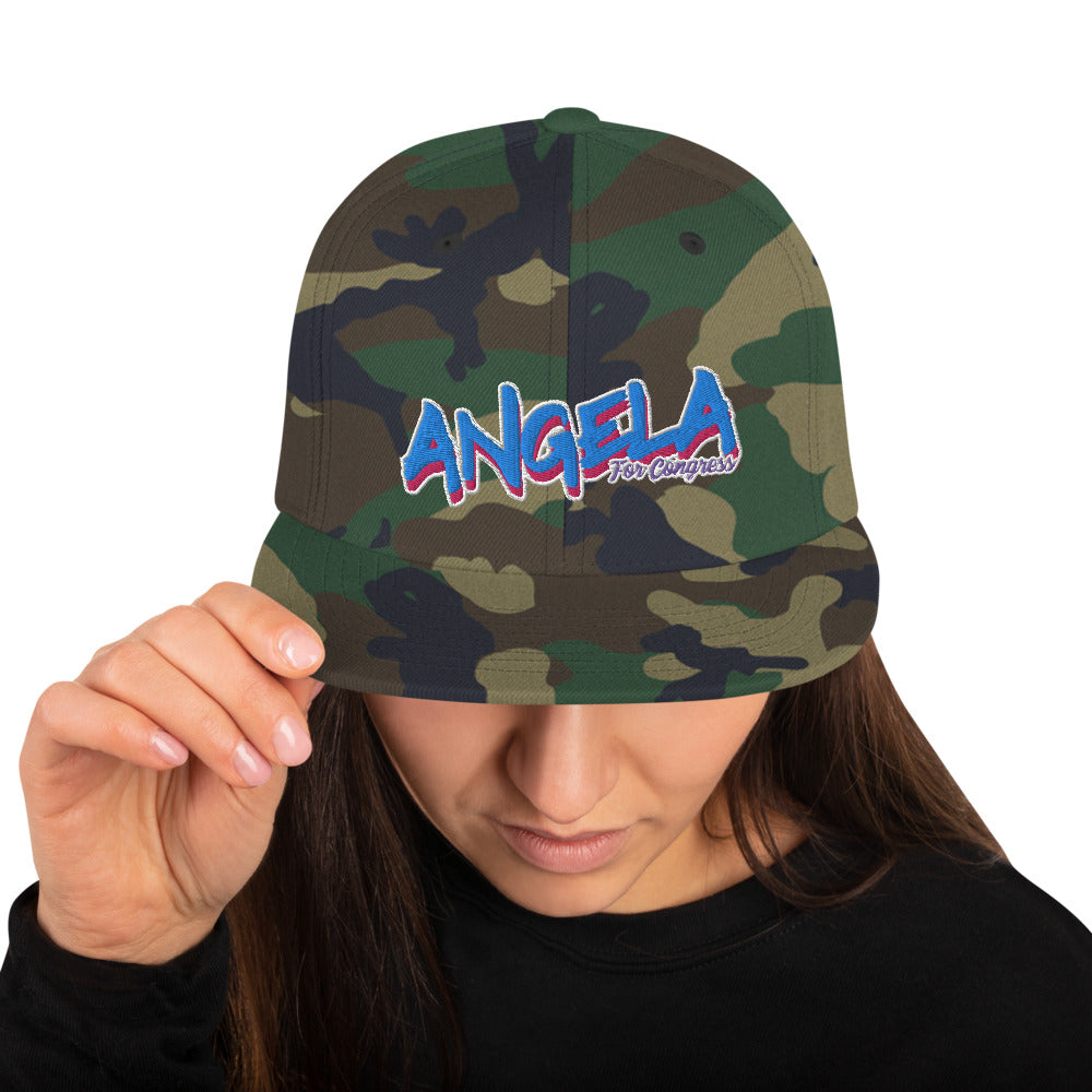Angela For Congress Snapback Hat