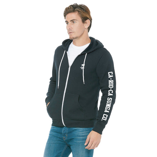 CA-RIO-CA GRAY  Zip Up Hoodie - CLEARANCE / FINAL SALES