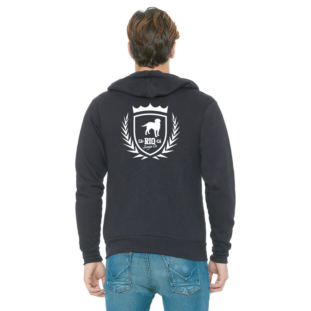 CA-RIO-CA GRAY  Zip Up Hoodie - CLEARANCE / FINAL SALES
