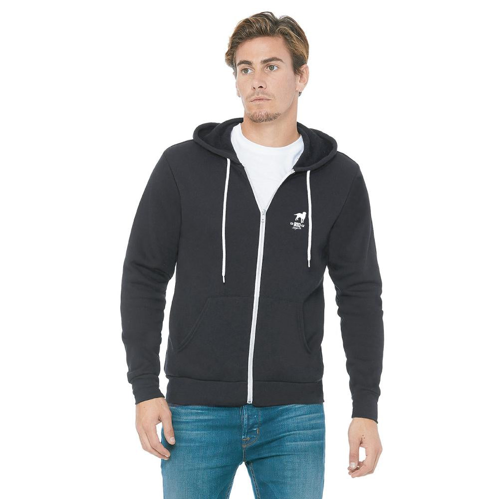 CA-RIO-CA GRAY  Zip Up Hoodie - CLEARANCE / FINAL SALES