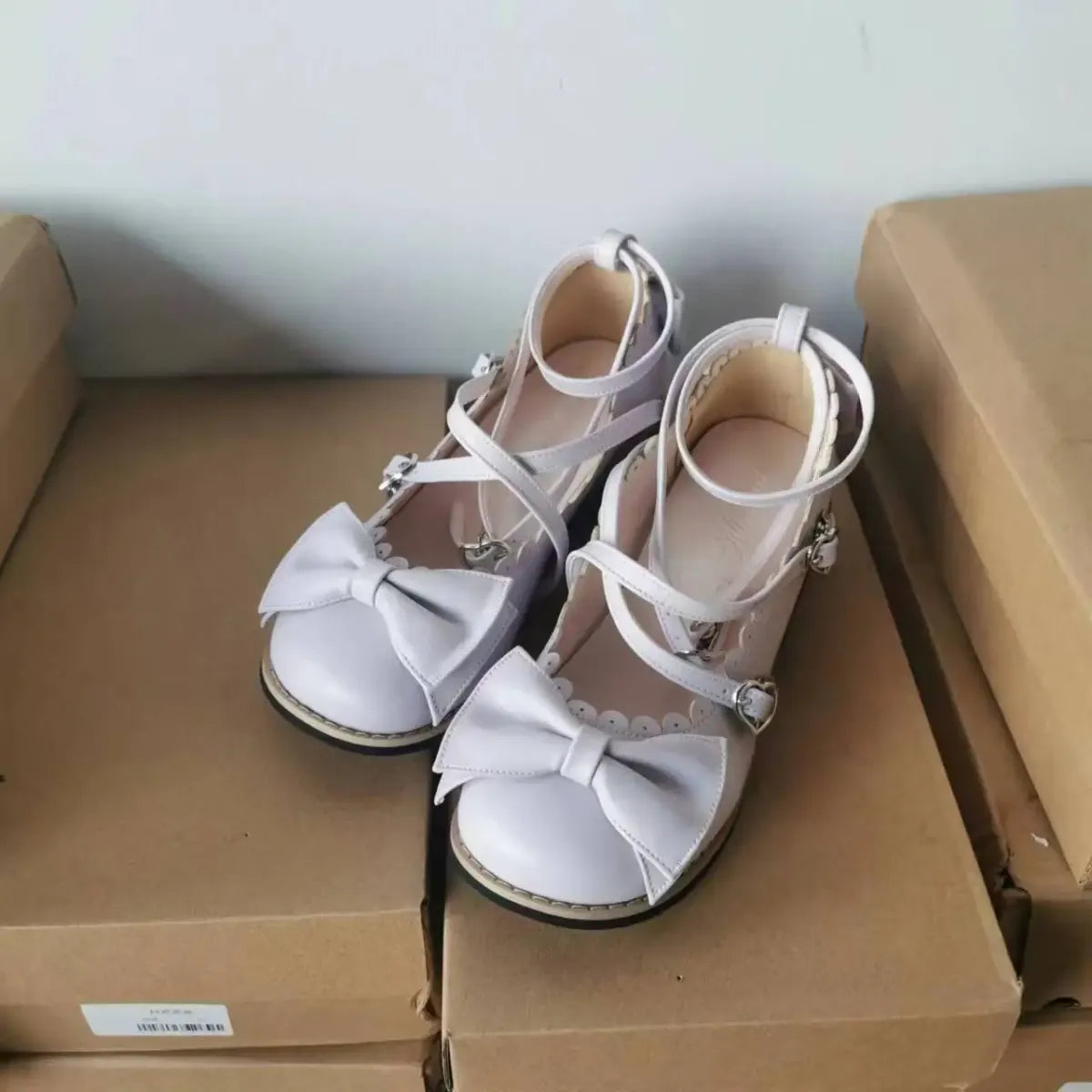 Cute Cross-Strap Flats - Princess Party Shoes