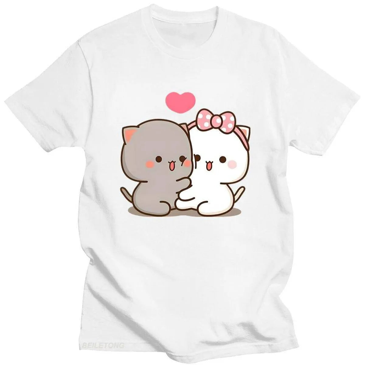 Cute Peach Cat T-Shirt