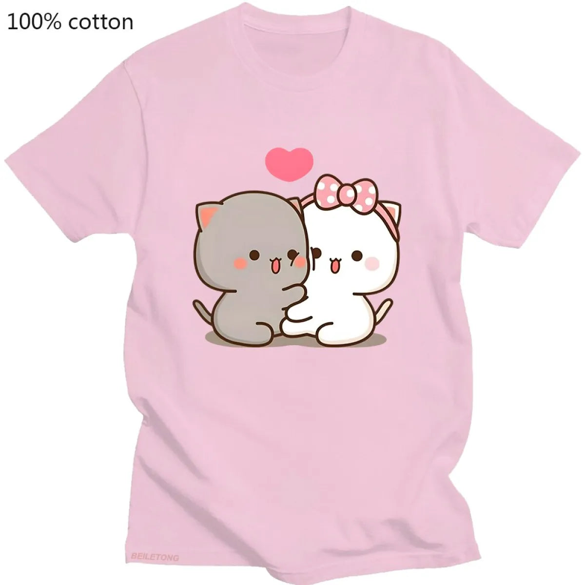 Cute Peach Cat T-Shirt