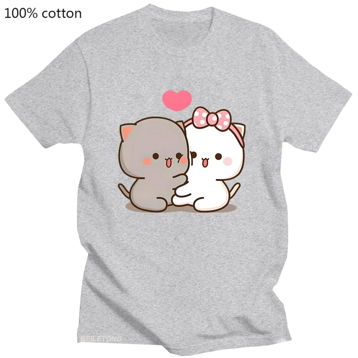 Cute Peach Cat T-Shirt