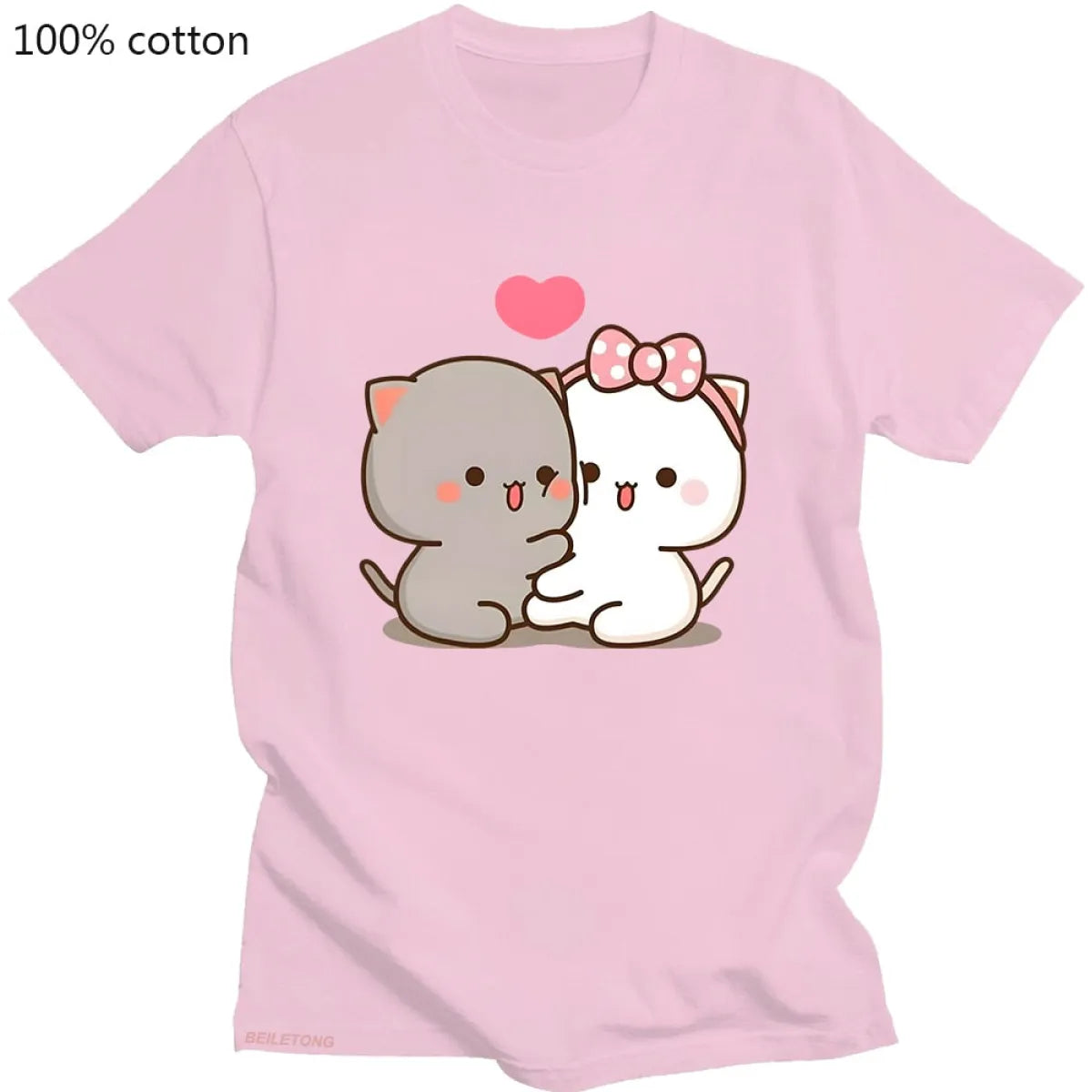 Cute Peach Cat T-Shirt