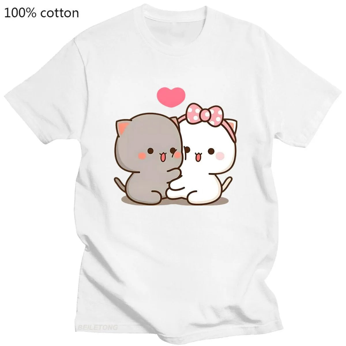 Cute Peach Cat T-Shirt