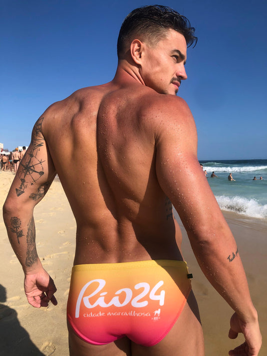 CA-RIO-CA Promo Rio24 Print Men's Designer Swimwear - CLEARANCE / FINAL SALES
