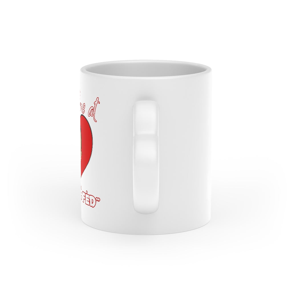 You had me at "END THE FED" Spike Cohen Heart-Shaped Mug