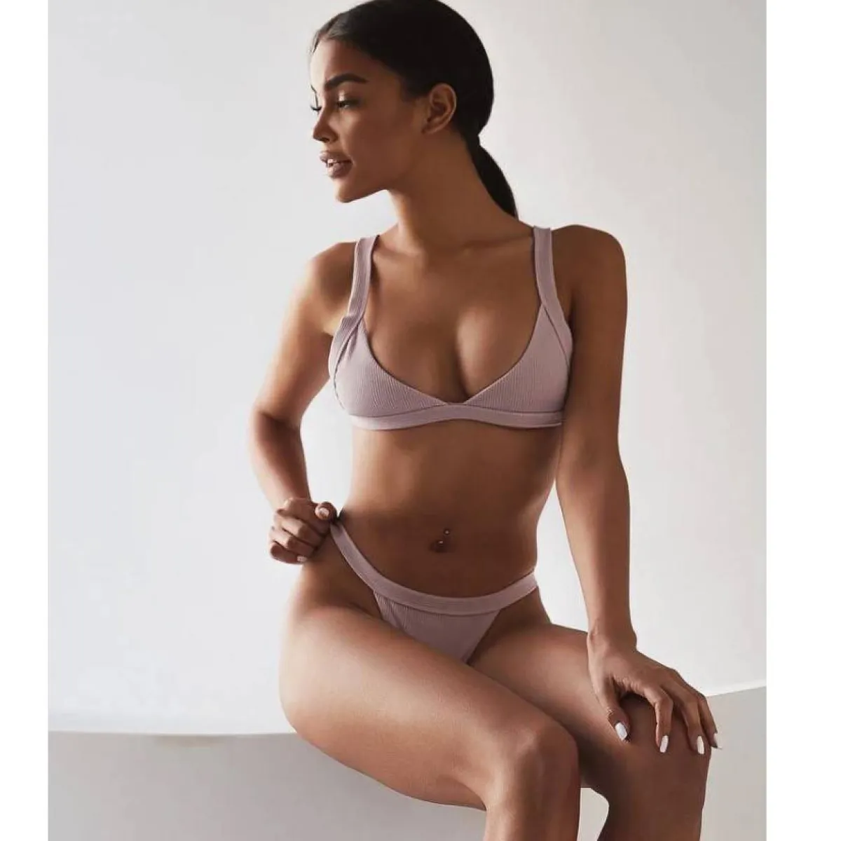 Deep-V Bikini Swimsuit