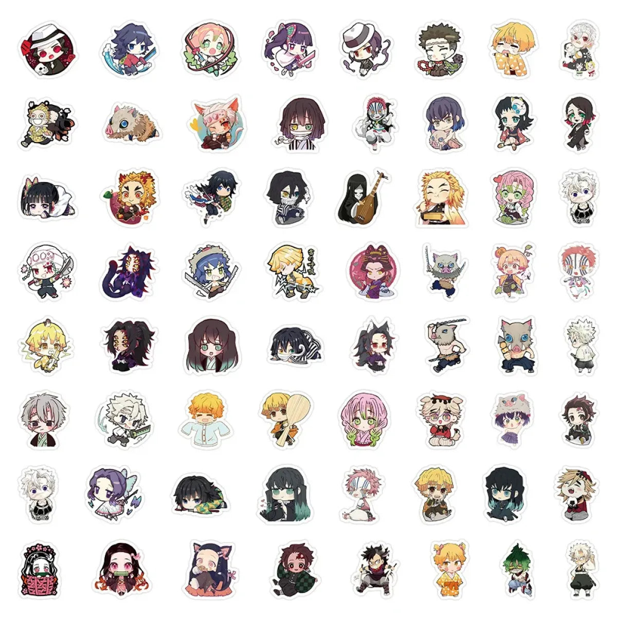 Demon Slayer Stickers - 10/30/60pcs
