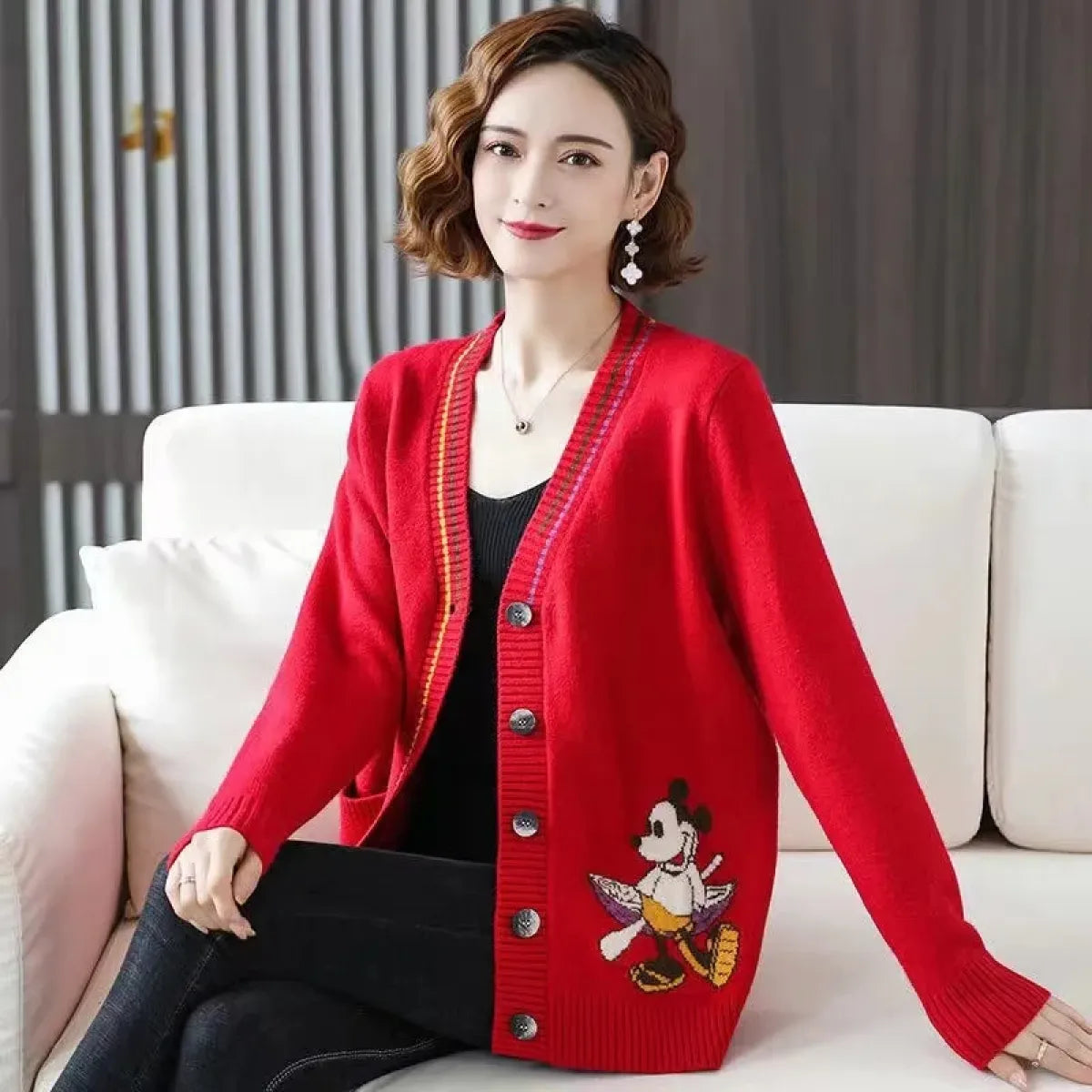 Disney Donald Duck Knitted Cardigans