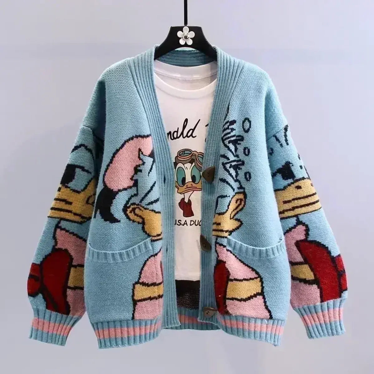Disney Donald Duck Knitted Cardigans