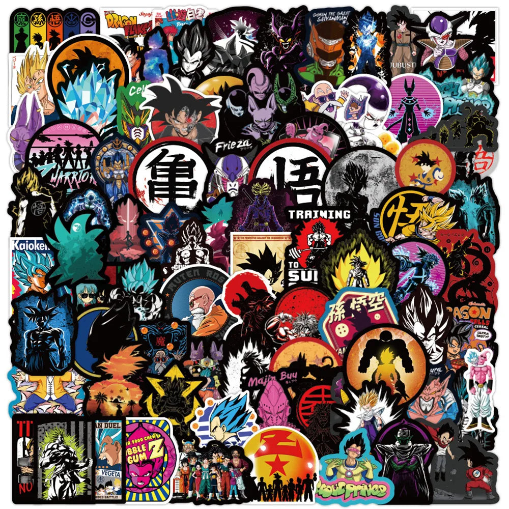 Dragon Ball Stickers - 50/100pcs - Son Goku Cartoon Decals