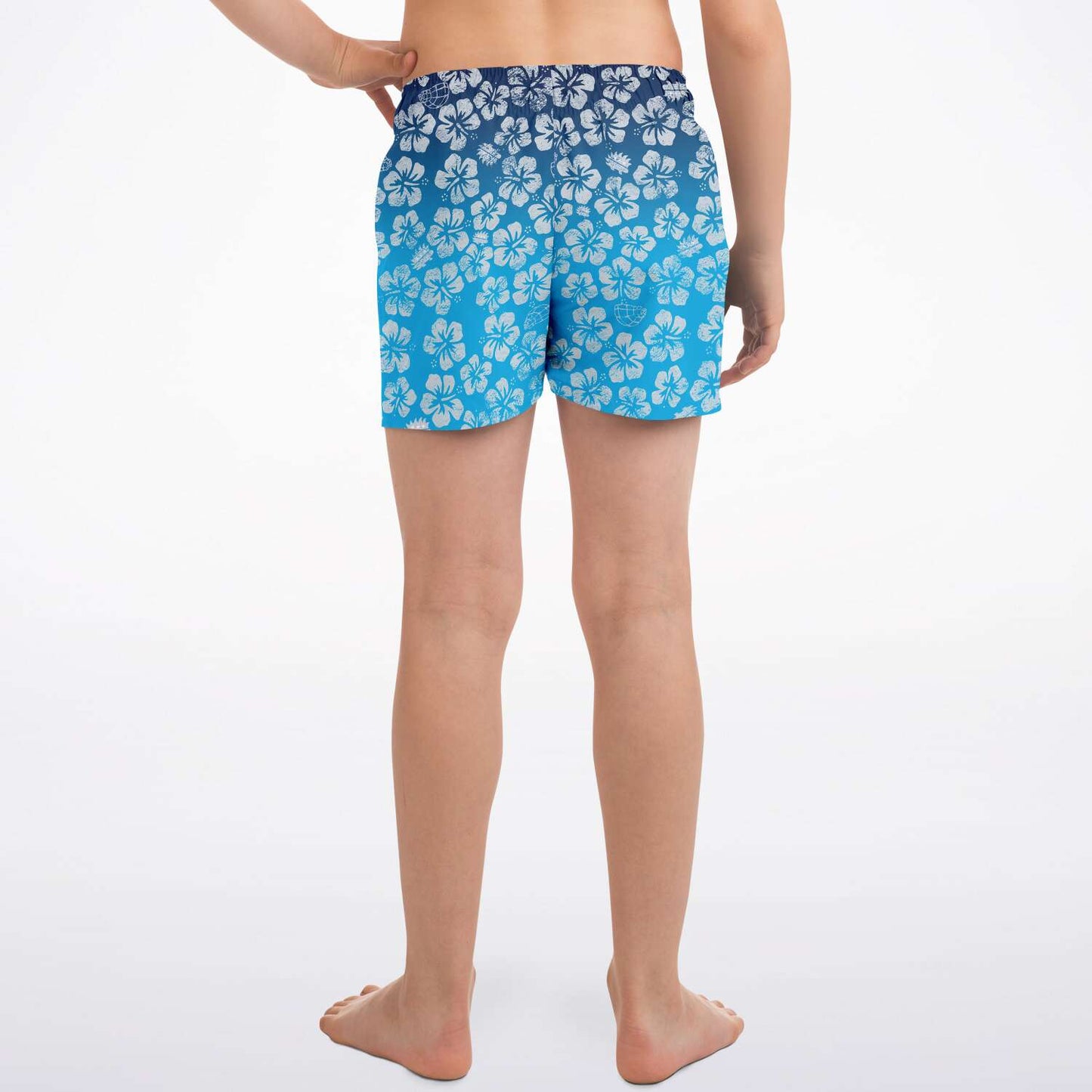 Alaska Libertarian Hawaiian Kids Swim Trunks - With Igloos and Porcupines