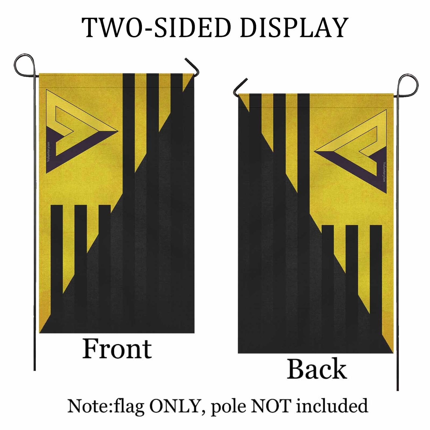 Voluntaryism-  Two Sided Flag