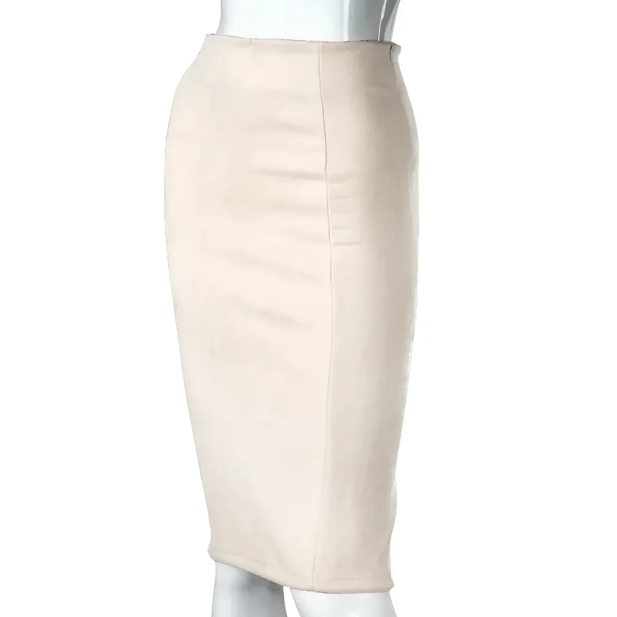 Eco-Suede Pencil Skirt