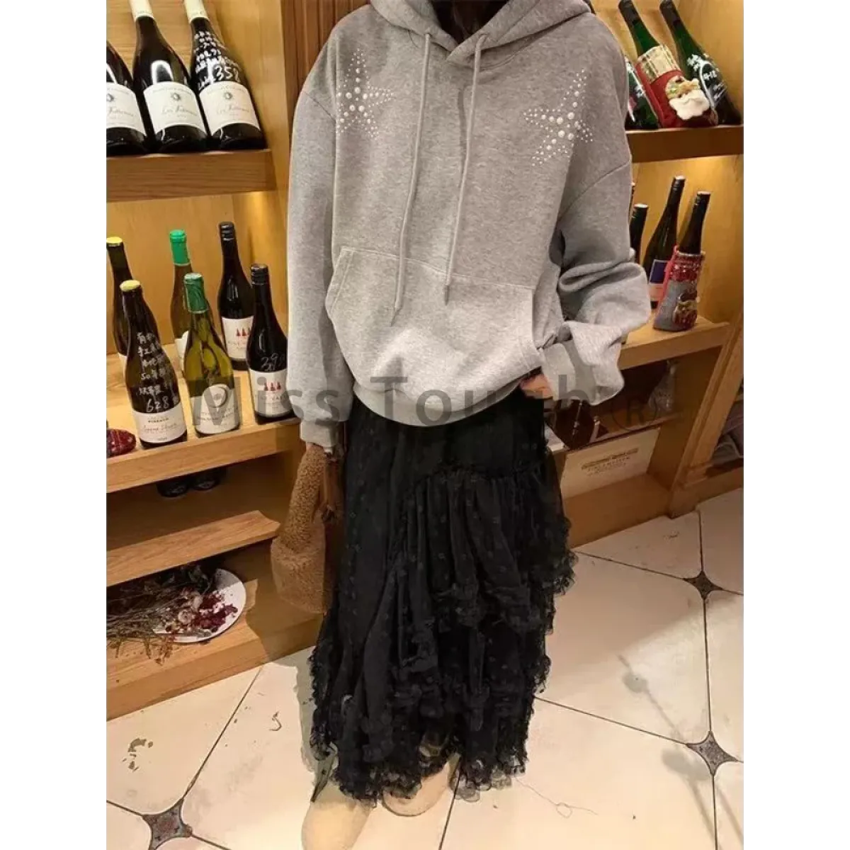 Lace Layered Long Skirt – Elegant Gothic Lolita Princess