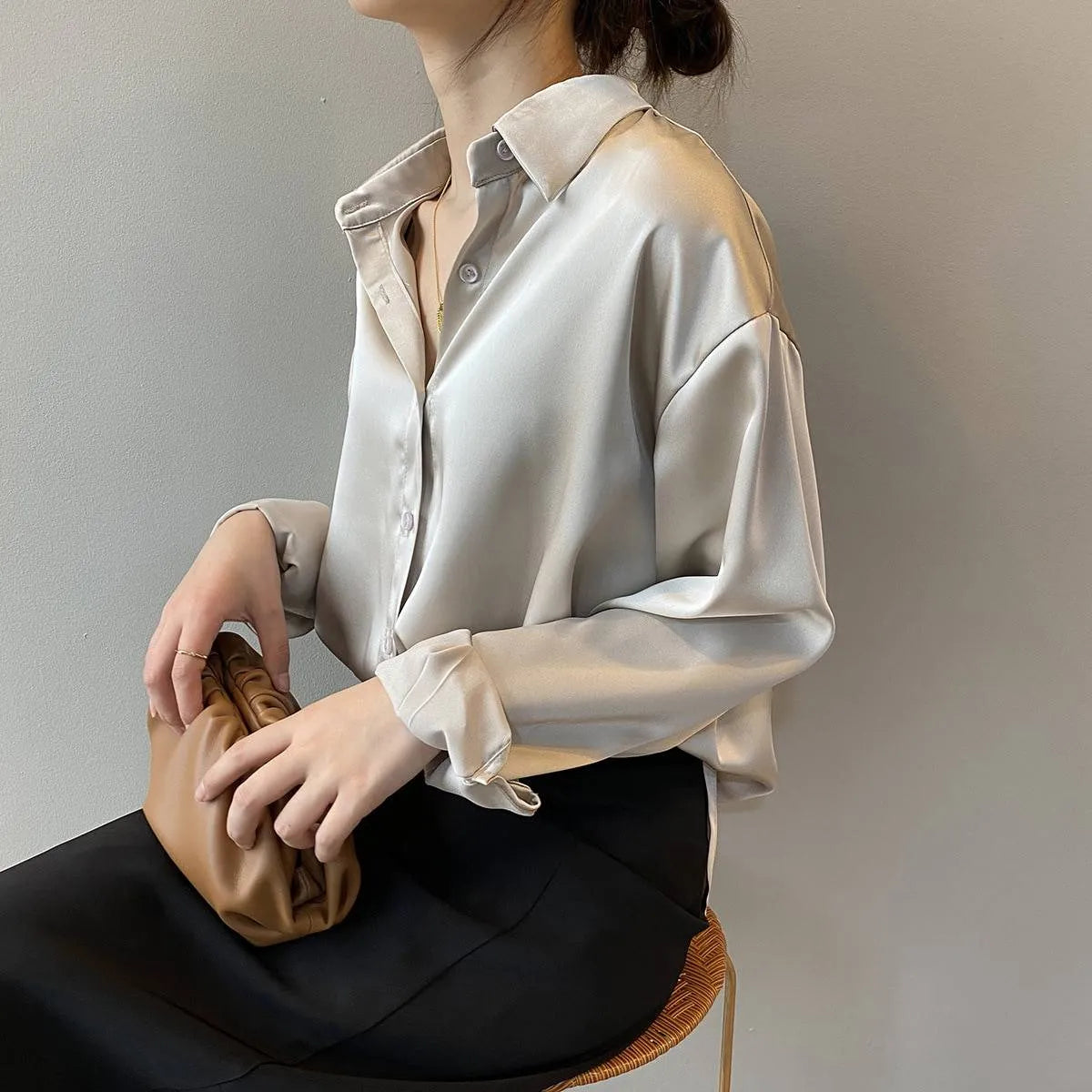 Elegant Silk Shirt