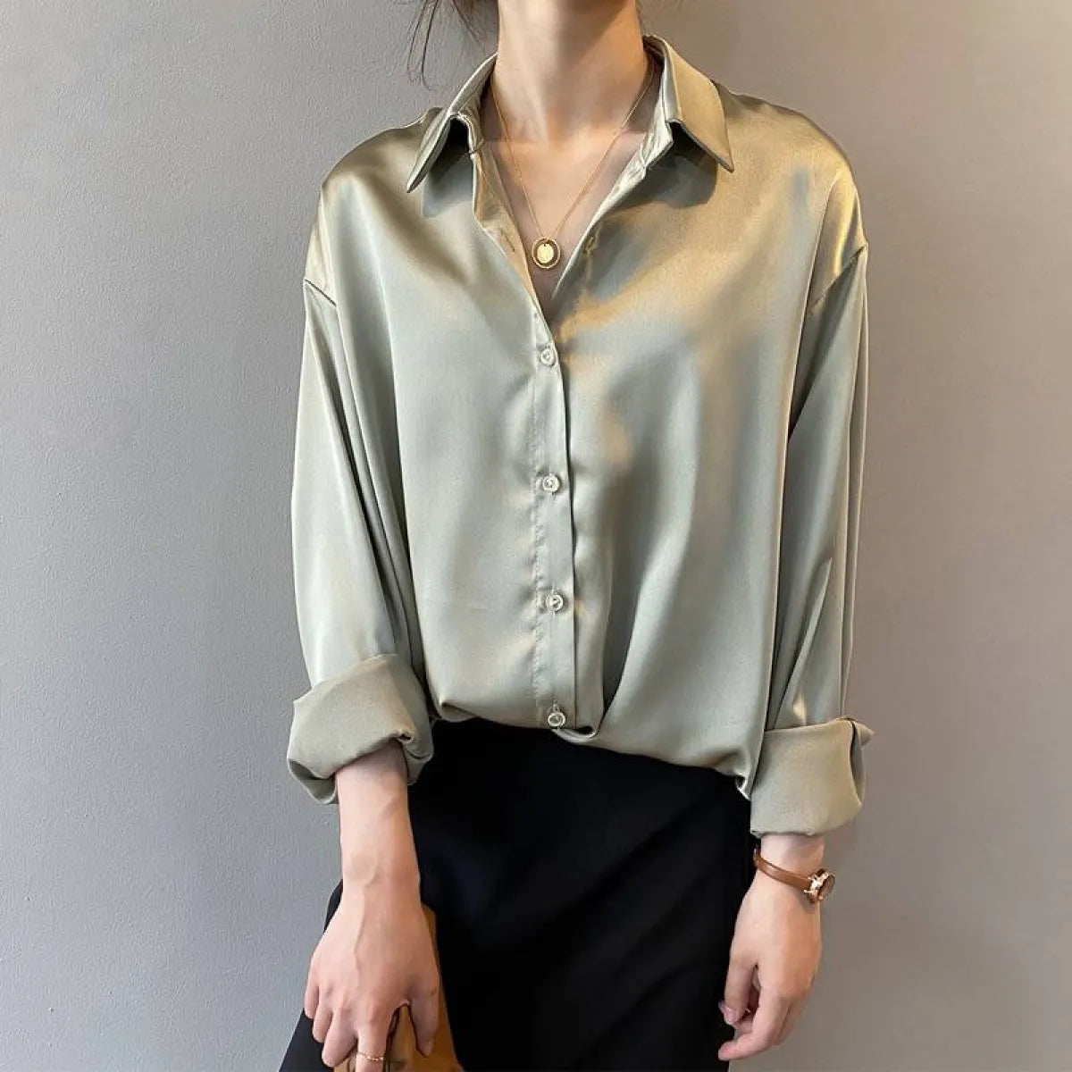 Elegant Silk Shirt