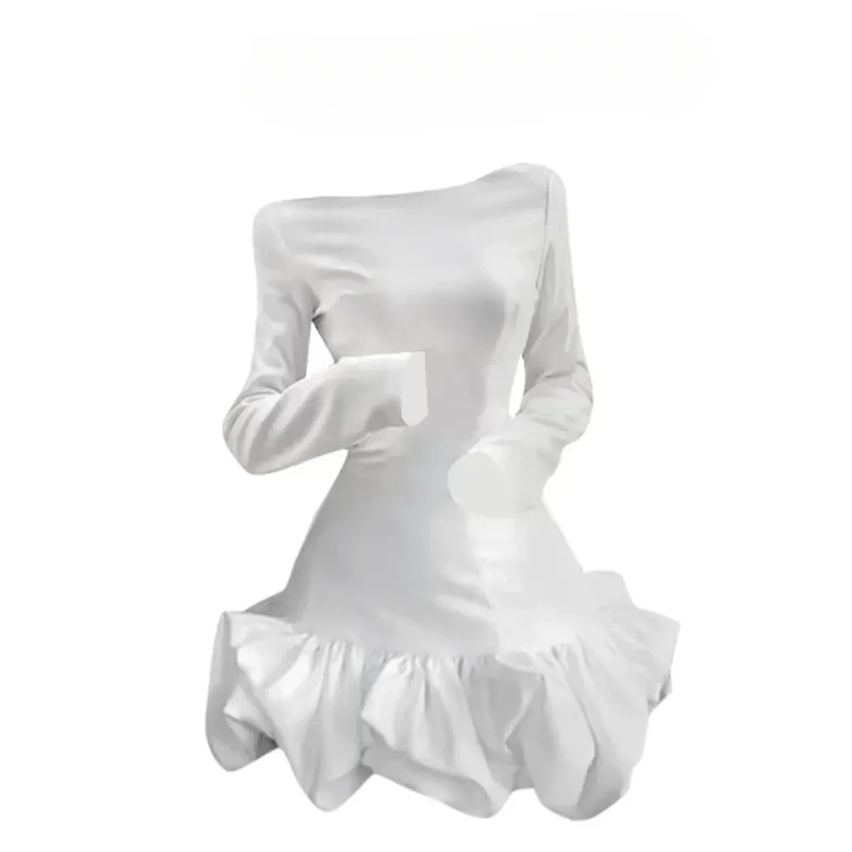 Ruffle Hem Ballet Dress – Elegant Y2K Fairy Style