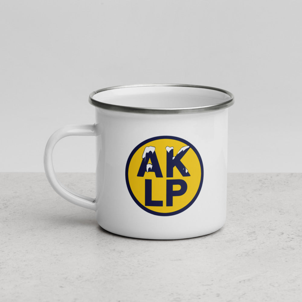 Alaska Libertarian Party Enamel Mug
